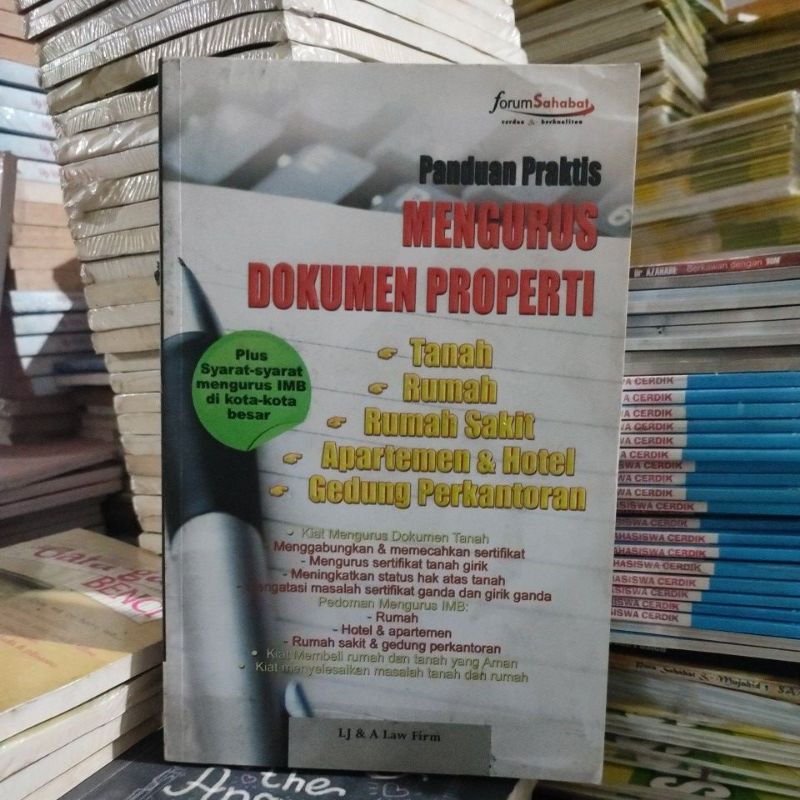 Jual Panduan praktis mengurus dokumen properti. vsp3 | Shopee Indonesia Cara Mengurus Dokumen Properti Secara Legal